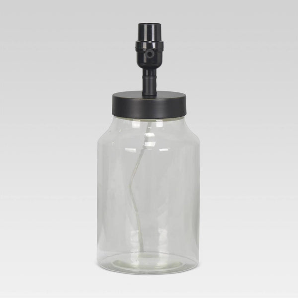 Causal Fillable Small Lamp Base Clear Includes Energy Efficient Light Bulb - Threshold