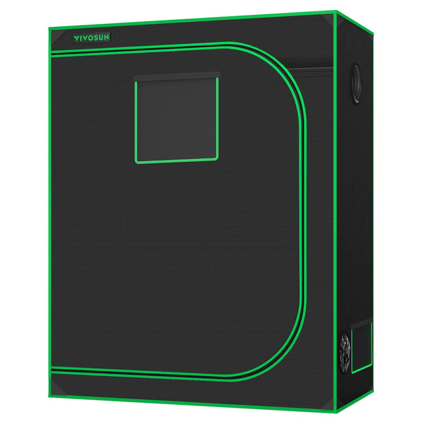 4x2 Grow Tent S425, 2-4 Plants Use, High Reflective Mylar with Observation Window and Floor Tray for Hydroponics Indoor Plant 48�ɡ� x 24�ɡ� x 60�ɡ�